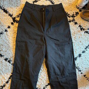 Linen black pants